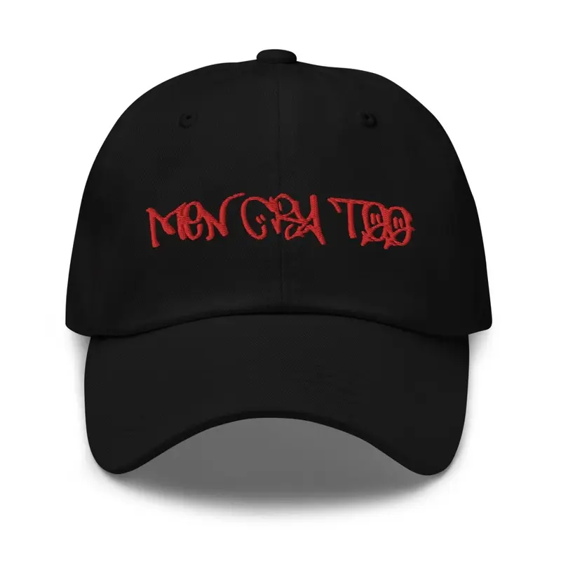 Men Cry Too Graffiti Dad Hat